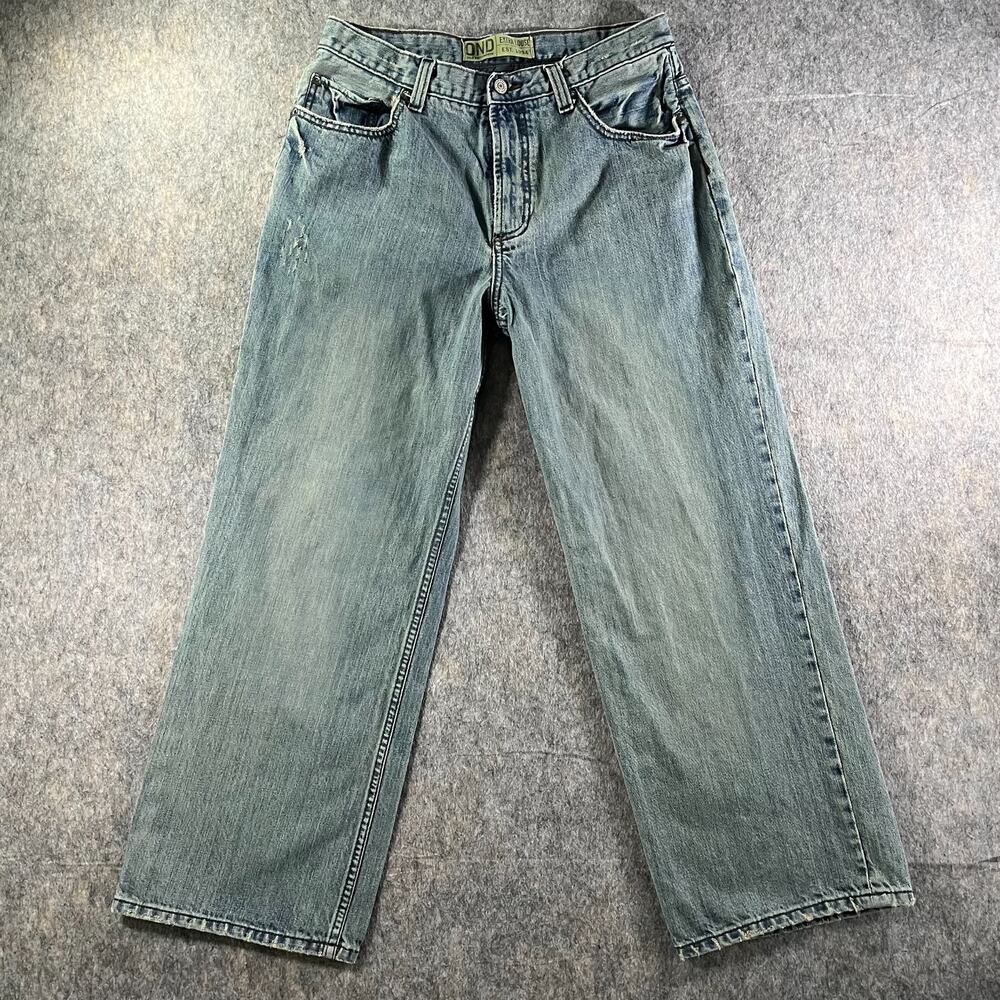 VTG 2006 Old Navy OND Extra Loose Baggy Jeans Mens 32x30 Light Wash Wide Leg Y2K - Picture 1 of 8